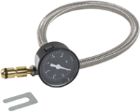 Manometer 0-6bar With flexible hose