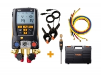 Testo 557 - Set with digital manifold and 4 hoses for charging