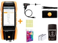 Set 1 testo 300 - Combustion gas analyzer with O2, CO sensors up to 4,000 ppm and NO